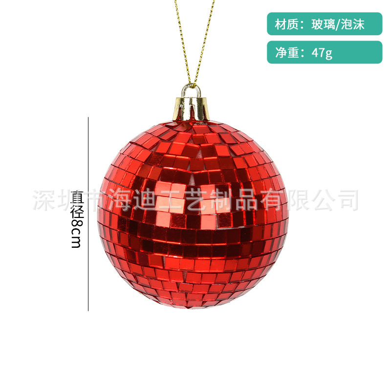 Espejo de vidrio de bar de boda ktvdisco discoteca iluminación de escenario bola láser oro plata bola reflectante roja