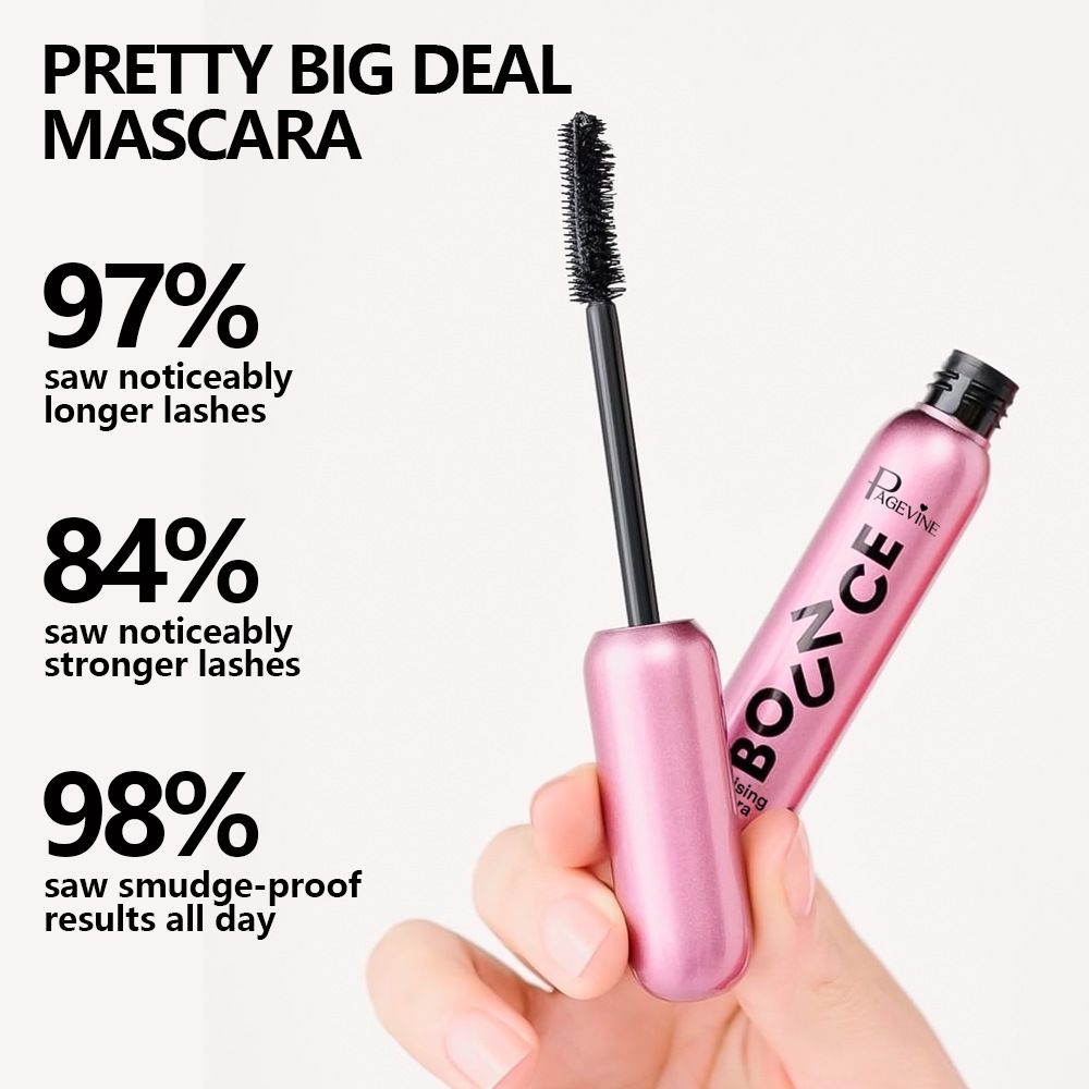 Cross-border PAGE VINE, mascara de curvatura densa, mascara de maquillaje natural, exclusivo para comercio exterior.