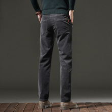 经典五袋灯芯绒男裤秋冬热销爆款柔软弹力保暖简约休闲裤常规加绒
