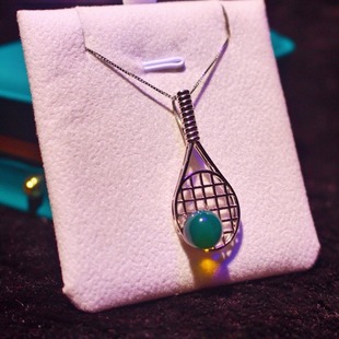 8mm Mexico 3A water purification blue pepper S925 silver pendant large in stock supply of various themes and styles in stock