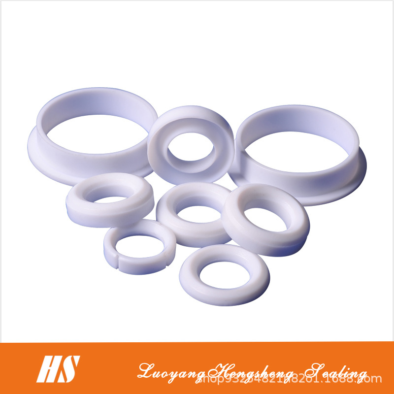 四氟V型环PTFE白四氟垫聚四氟乙烯垫铁氟龙仪表仪器四氟垫换热器