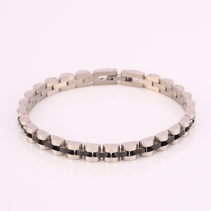 39g Weight 0.03µm-0.05µm Gold Plating Thickness PVD Coated Gold Plating Process 18K Real Gold Plated Plating Material Bracelets Classification 304 Stainless Steel Chain Material 1 Piece Quantity Business, Daily Occasion Titanium Steel Material Geometric Pattern Men's Gender Retro, Classic Style Style Plating Craft Retro Classic Style Geometric Titanium Steel Plating Men's Bracelets Men's Chain Bracelets 8