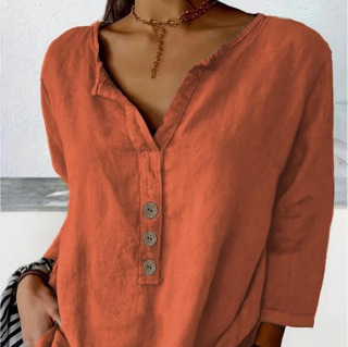 2026 New Cross-Border Independent Site Hot-Selling Solid Color Notched Collar Shirt Casual Button-Down Shirt Amazon