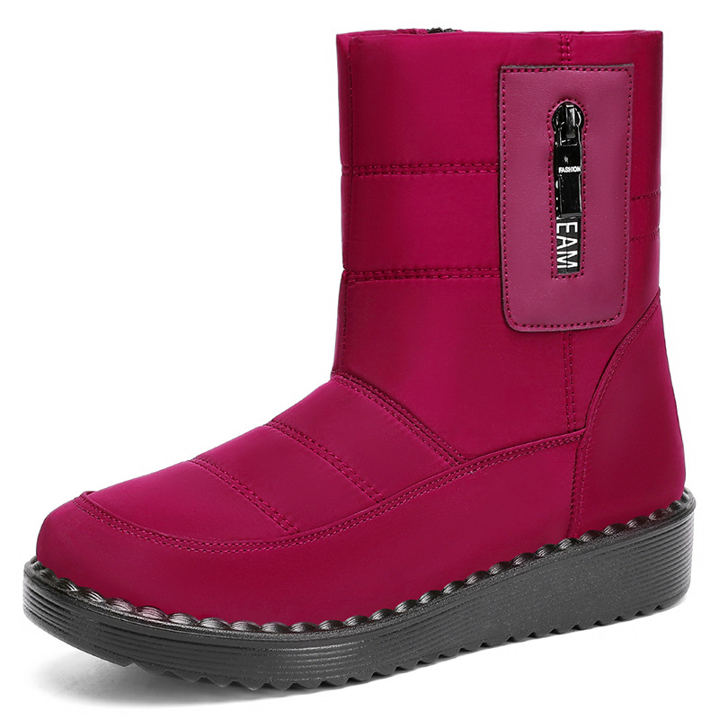 Zapatos de algodón de invierno de mujeres transfronterizas botas de poliuretano botas de lana gruesas botas de nieve calientes al aire libre