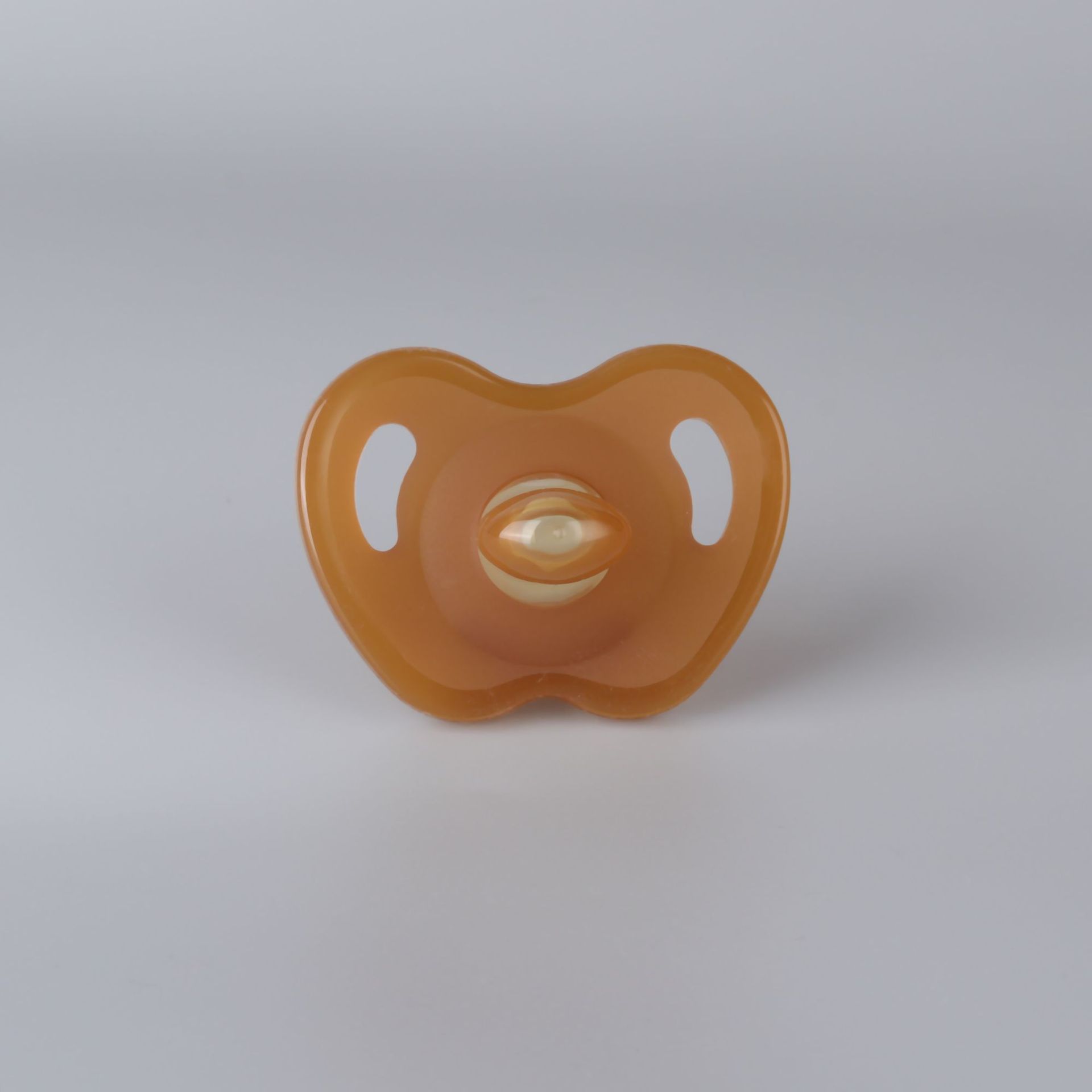 Imitation breast milk newborn baby food grade silicone pacifier flat head sleeping weaning artifact with storage box