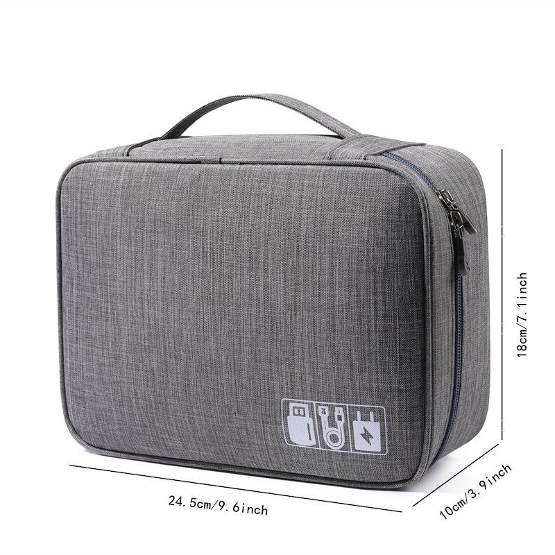 Cargador de cable de datos catiónico bolsa de almacenamiento para teléfono móvil portátil bolsa digital auricular USB bolsa de acabado de gran capacidad