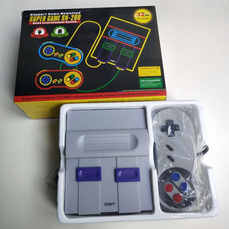Explosive 32-bit MINI SNES Super plug-in card built-in TV double game machine home nostalgic HDMI game machine Explosive 32-bit MINI SNES Super plug-in card built-in TV double game machine home nostalgic HDMI game machine