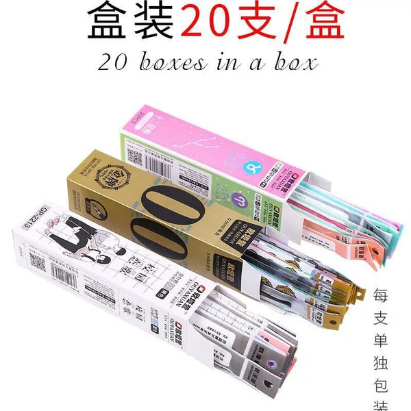 Neutral Refill 0.5/0.35/0.38 Black Full Needle Red Bullet Signature Learning Test Substitute