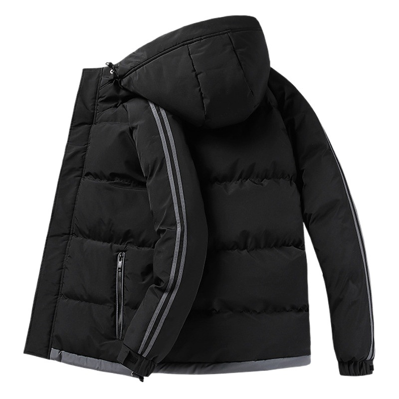 Abrigo de los hombres Otoño e Invierno 2023 nuevos hombres abrigo de algodón acolchado moda juventud japonés chaqueta acolchada de algodón engrosada abajo abrigo de algodón acolchado hombres