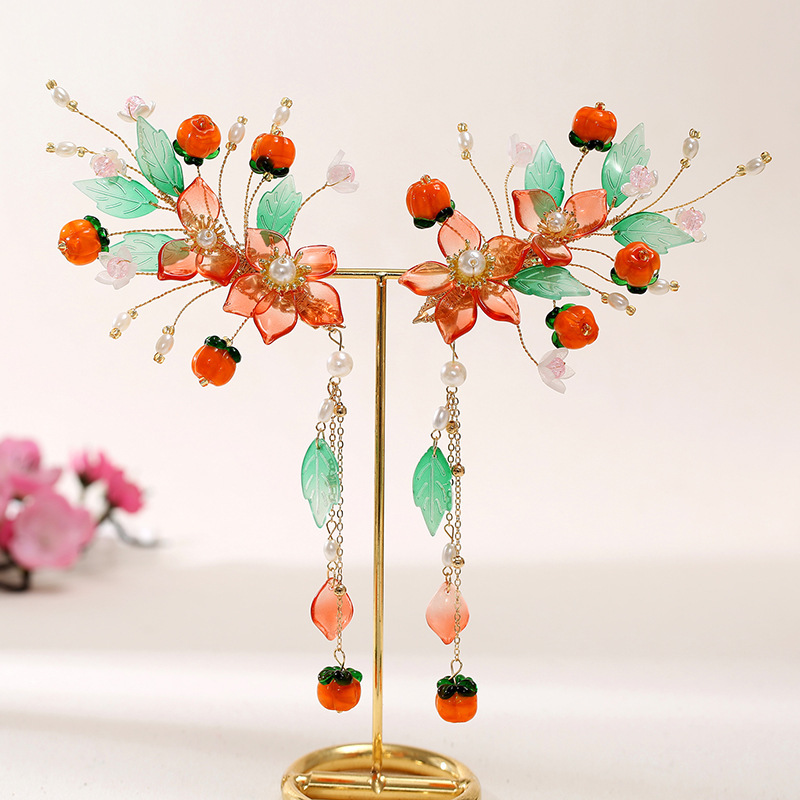 Antique Hair Grab Clip Hair Accessories Classical Orchid Hair Clip Cheongsam Ancient Costumes Tassel Hairpin Fairy Hanfu Headwear Antique Hair Grab Clip Hair Accessories Classical Orchid Hair Clip Cheongsam Ancient Costumes Tassel Hairpin Fairy Hanfu Headwear