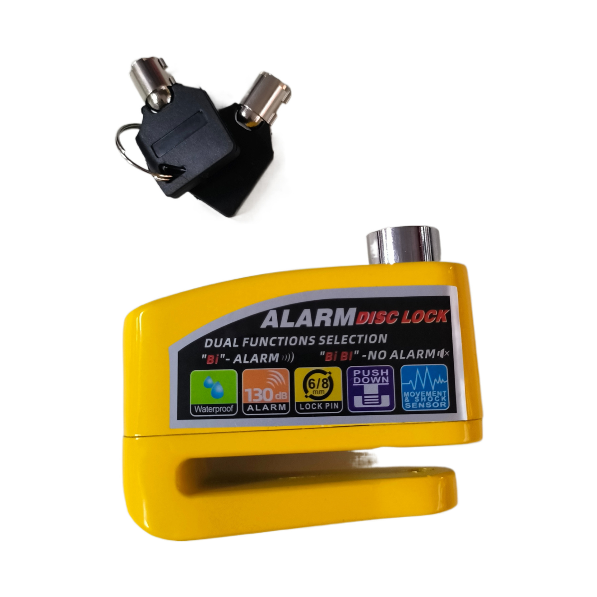 Nuevo bloqueo de alarma seleccionable para motocicleta