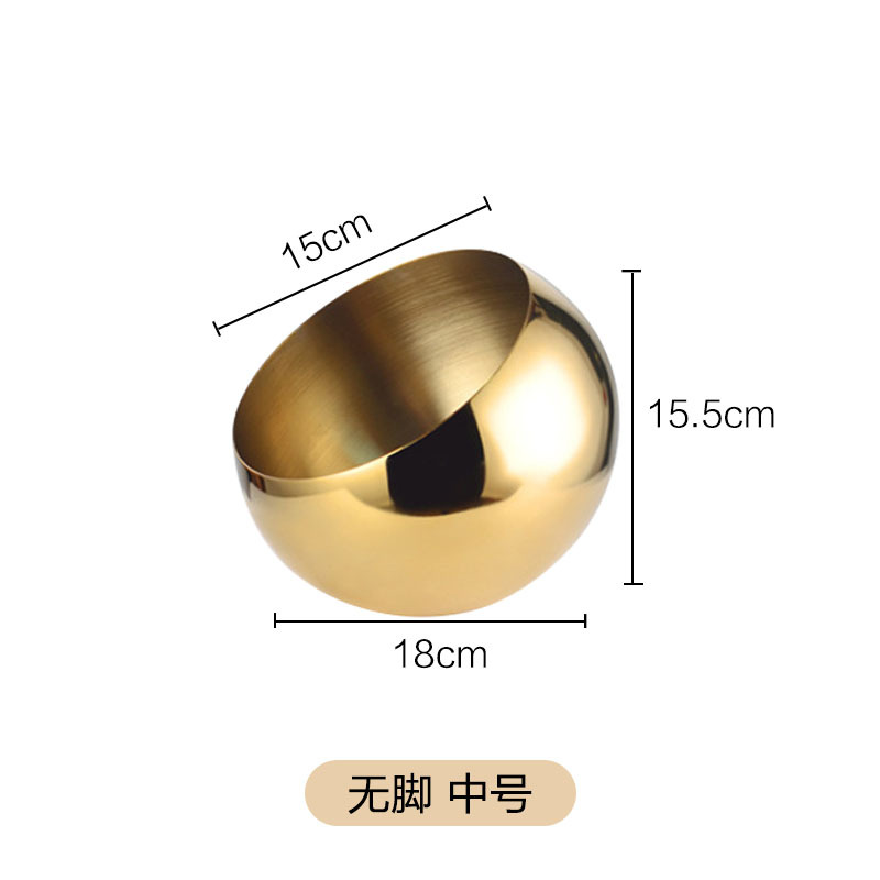 Sin pies - Medio 18cm de oro