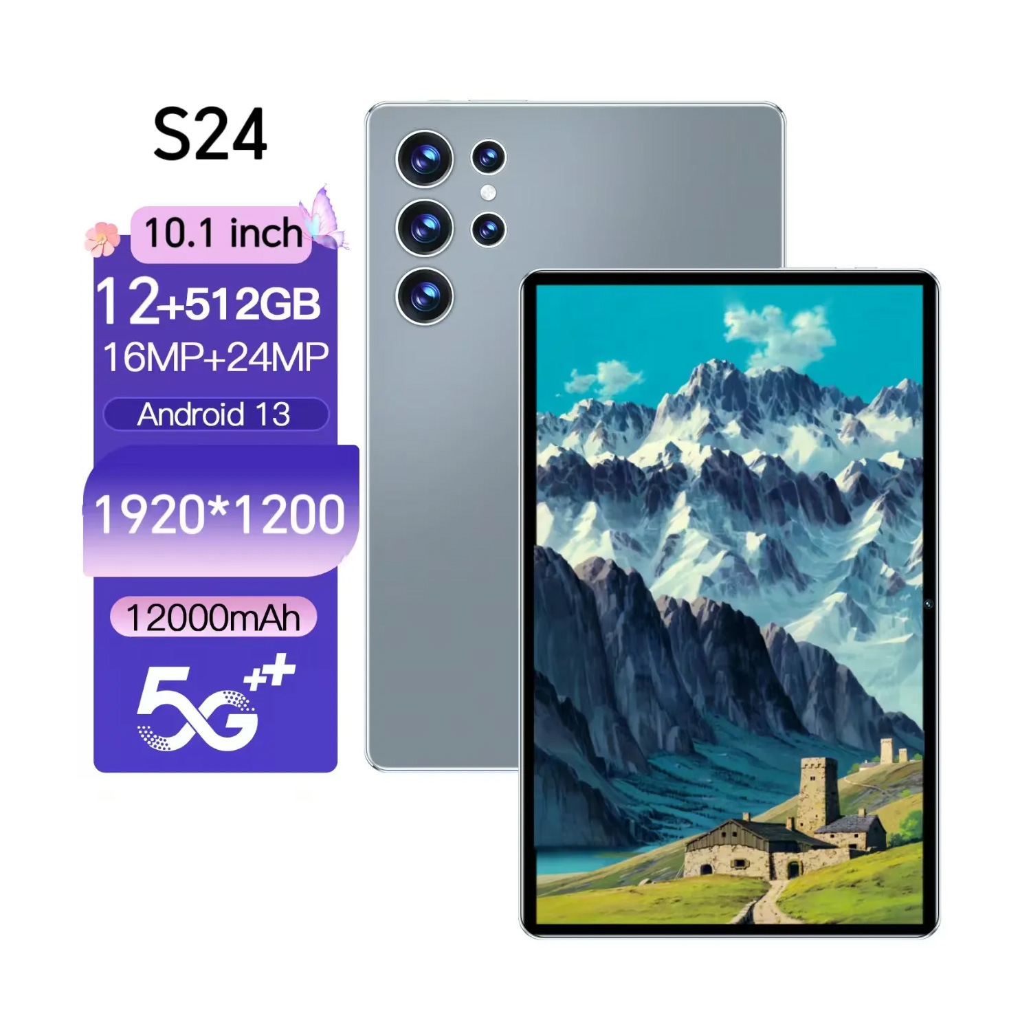 4+32Gb Cross-Border 10.1inch Tablet S25 Android Eight-Core Cross-Border Popular Model Ozon Aliexpress Yahoo