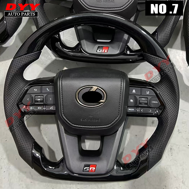 Upgrade Steering Wheel for Lexus NX/RX/LX570/GX460 to LC GR Carbon Fiber