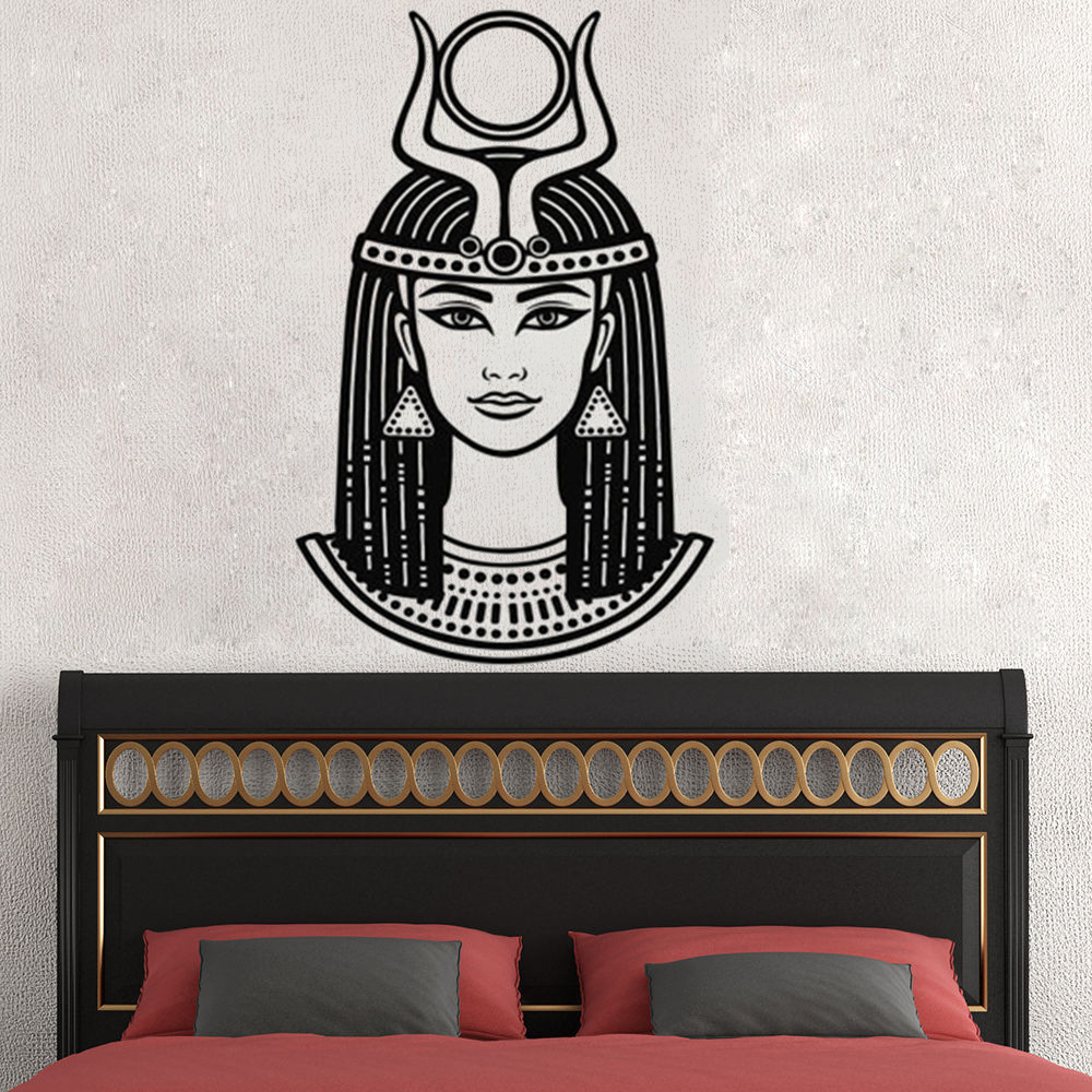 古埃及女王头像精雕镂空贴花wall decor跨境亚马逊ebayDW13674