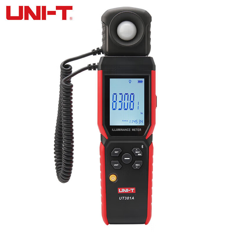 优利德UT381A数字照度计手持式测光仪高精度流明亮度计光度仪