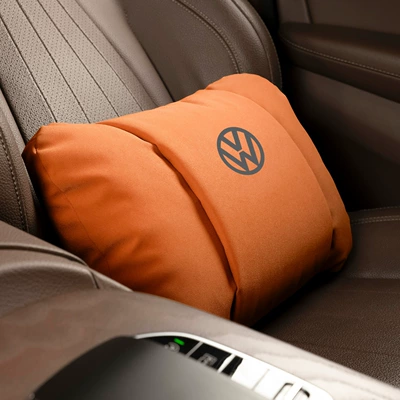 Headrest, Pillows, Lavida, Magotan, Cc, Passat - butterfly-style-hermes-orange-universal-lumbar-support-single-pack
