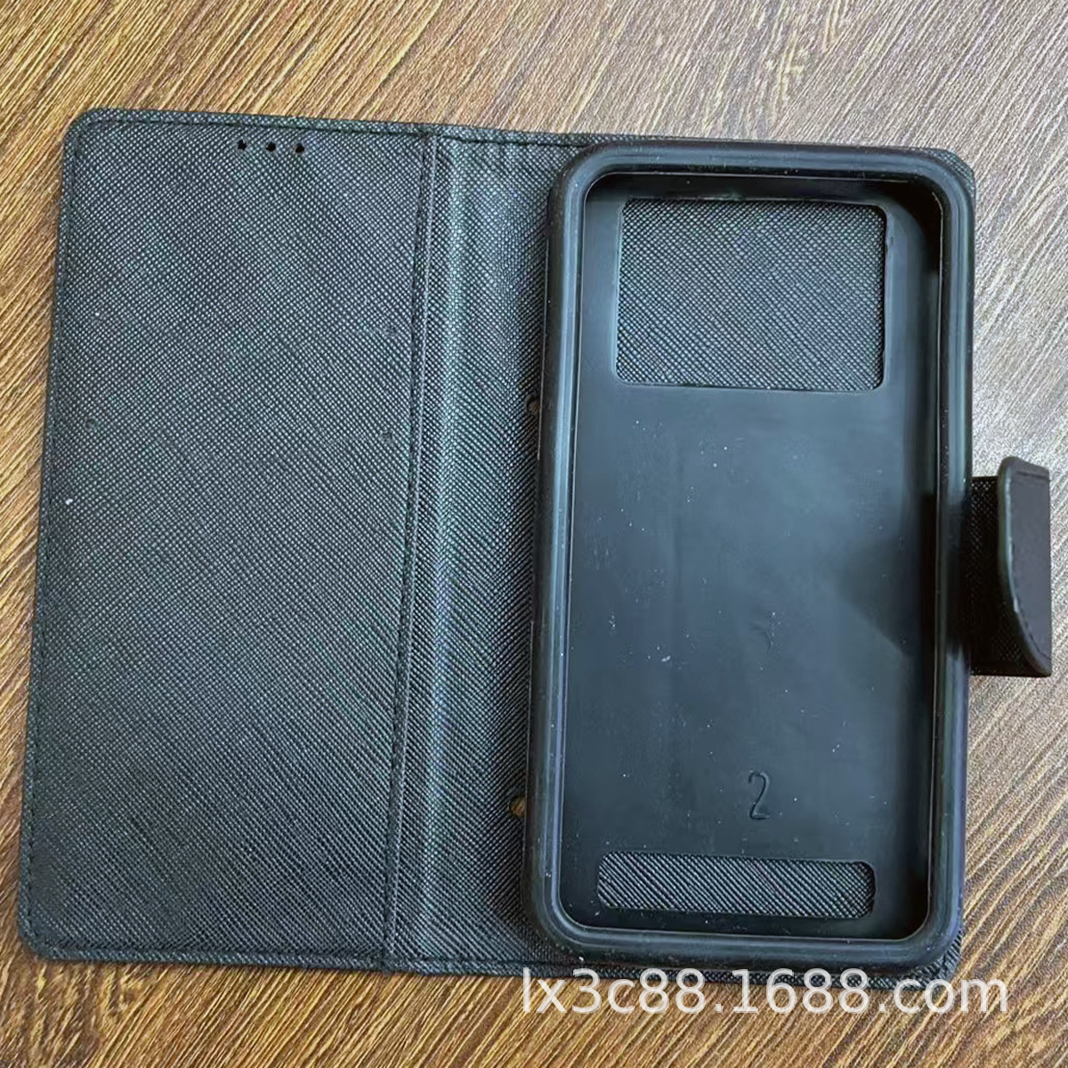 密线纹万能皮套通用手机保护壳 带吸扣高端皮革 左右翻盖支架皮套