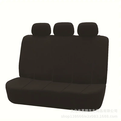 Universal seat cover | Car Seat Covers 9-Piece Set - black-rear-seat-5-piece-set-general