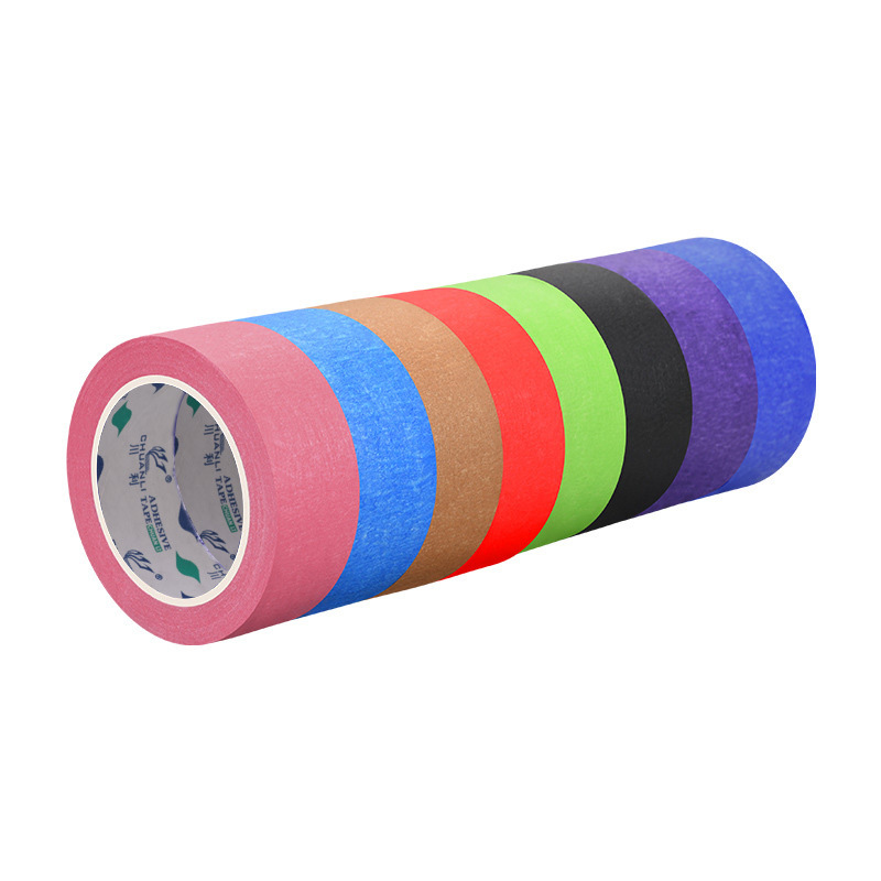 Colored decorative paper tape, high adhesion for writing, handmade art decorative paper tape, painti