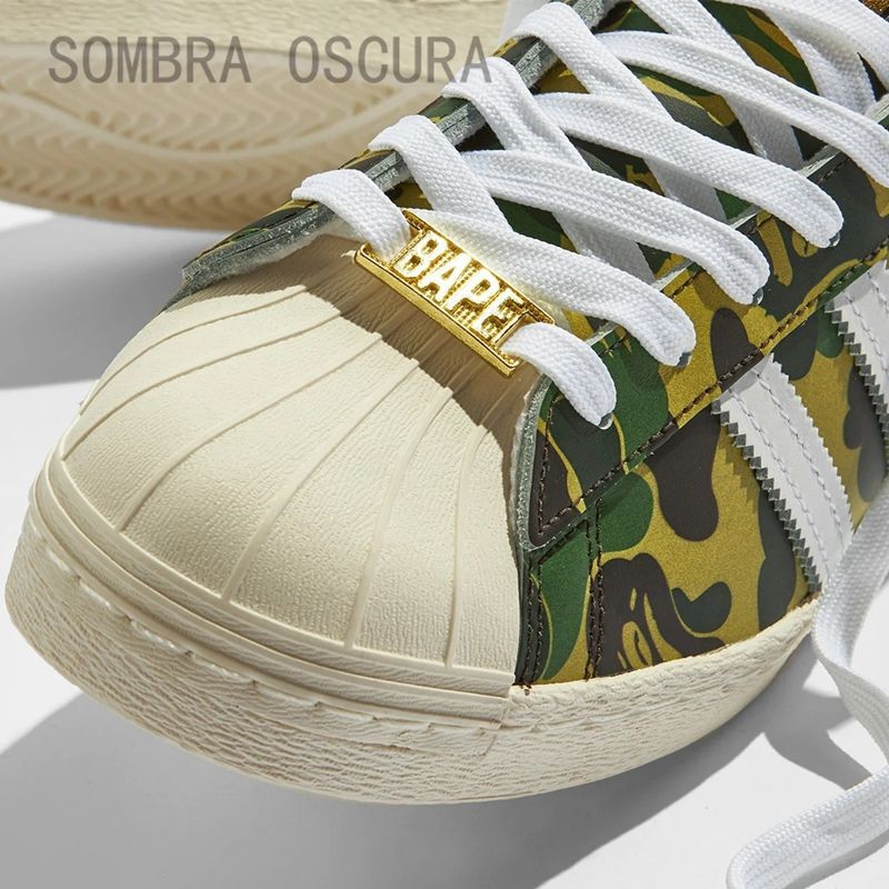 Clover Shell Head Metal Letter Shoelace Buckle Bape Ape Head Pendant Shoe Buckle Shoe Decoration DIY Decorative Accessories