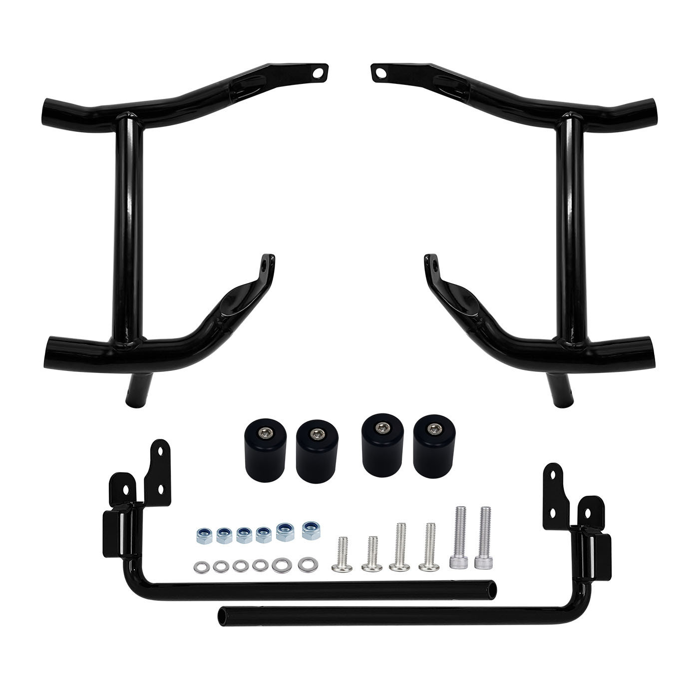 Suitable for Harley Avenue Glide Road Glide Modified New Carbon Steel Competitive Side Box Two-Character Guard Bar 14-25