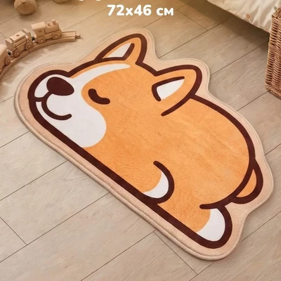 Creative abstract style multi-element faux cashmere floor mat, absorbent bathroom entrance doormat, entryway rug, available for wholesale