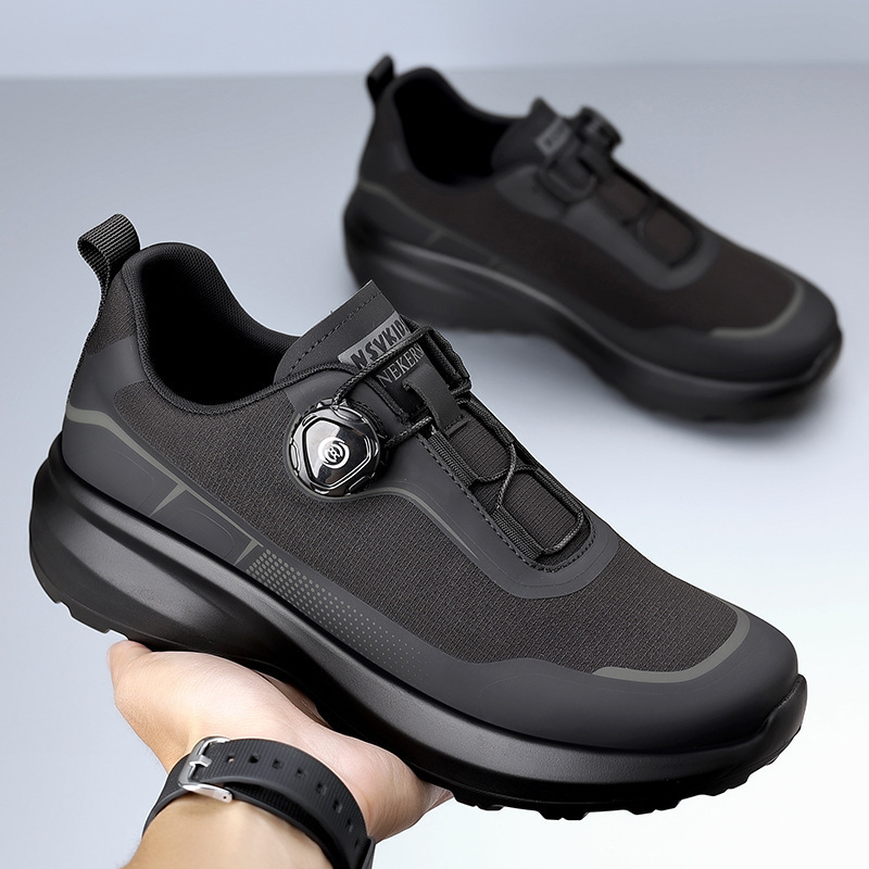 Light Luxury Designer Men's Sports Shoes New Rotating Button Outdoor Hiking Shoes Men's Cushioning Hiking Shoes Trendy Shoes Light Luxury Designer Men's Sports Shoes New Rotating Button Outdoor Hiking Shoes Men's Cushioning Hiking Shoes Trendy Shoes