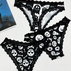 欧米の国境を越えた新しいクリスマスには女性下着ファッションプリント落書き欧コード三角パンツ卸売りが必要だ