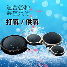 鱼缸增氧海洋之星气泡石气石增氧气泡盘高温烧结带包边金属头氧气