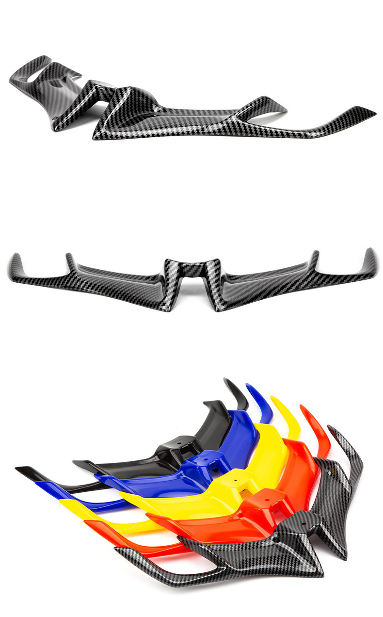 Motorcycle Modified Spoiler and Fixed Wing Suitable for Kawasaki Z900 Modified Fixed Wing Front Lower Lip Spoiler and Air Intake Wing