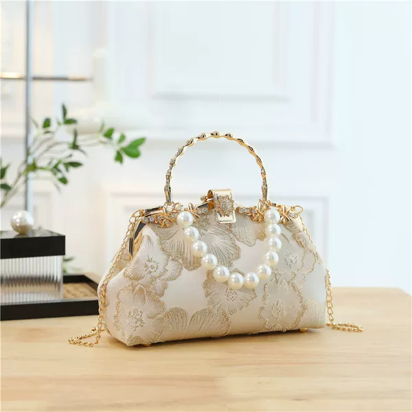 Women's womenbag Bag Cheongsam Bag National Style Women's Bag Handbag Evening Bag Clutch Bag Shoulder Crossbody Bag Show Bag