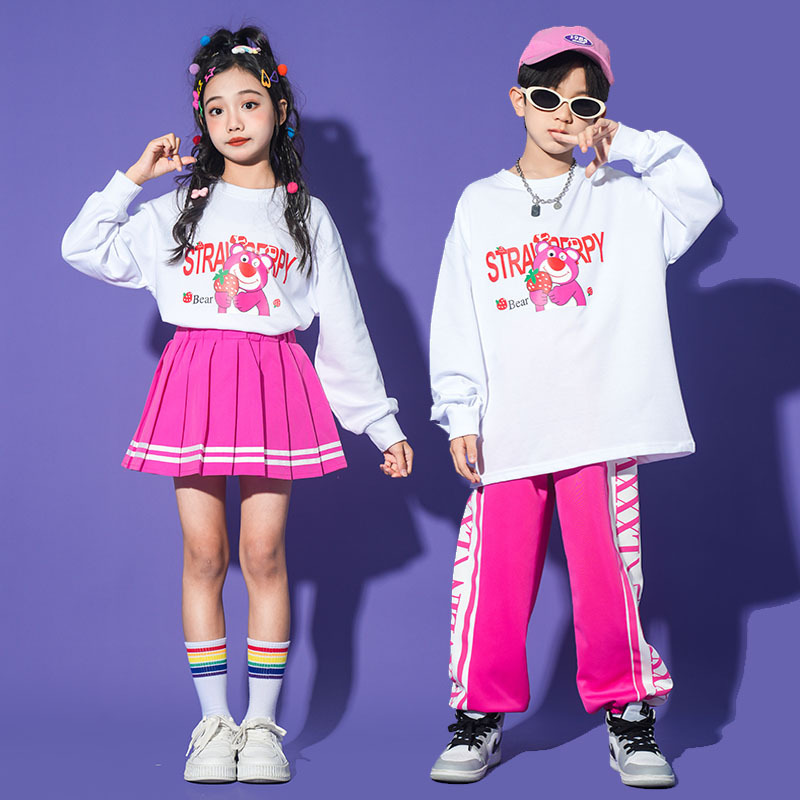 Autumn Elementary School Games Opening Ceremony clothing group class uniform school games new children cheerleading performance costume