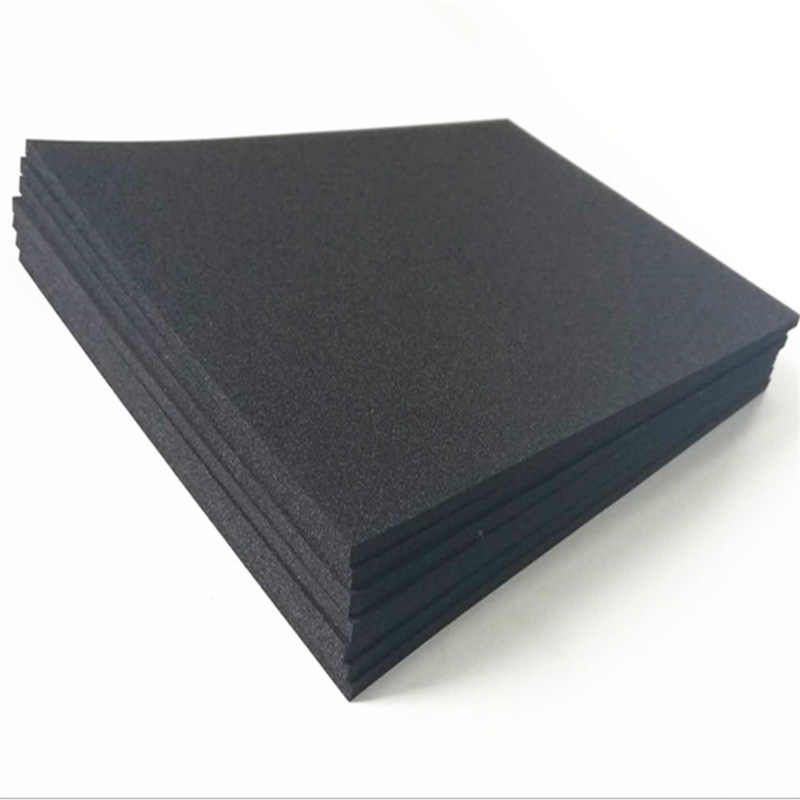 江苏供应国产黑色cr泡棉 氯丁橡胶发泡材料高回弹泡棉 可背胶分切