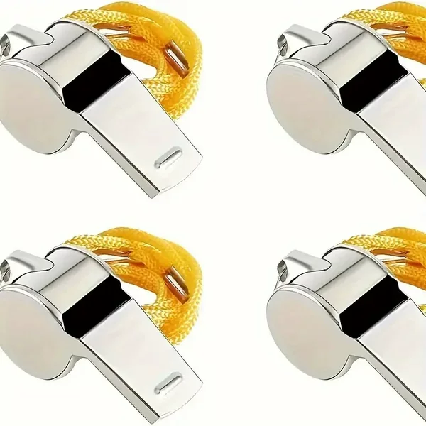 Factory Direct Sales Metal Referee Coach Competition-Specific Iron Whistle for Timing and Step Counting