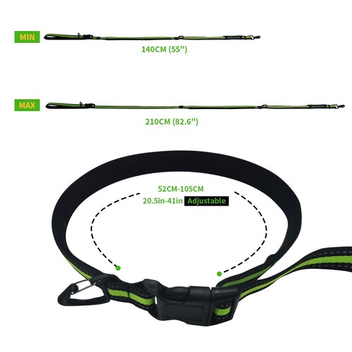 Factory direct sales dog rope explosion-proof dog outdoor waist traction rope and collar multi-functional pet traction rope