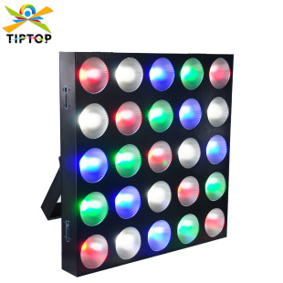 25�w��ꇟ�LEDħ�þ��5*5 RGBW���R��LED�c�ؾ�ꇱ�������Ч����
