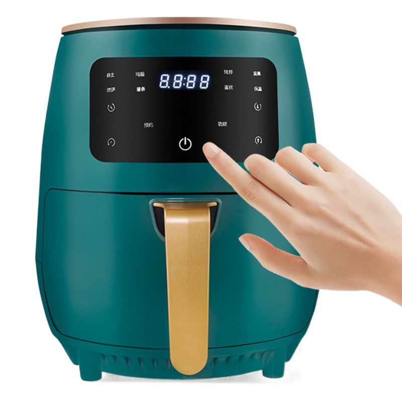 Freidora de aire eléctrica inteligente sin humo, 110V para hogar, ideal para comercio transfronterizo