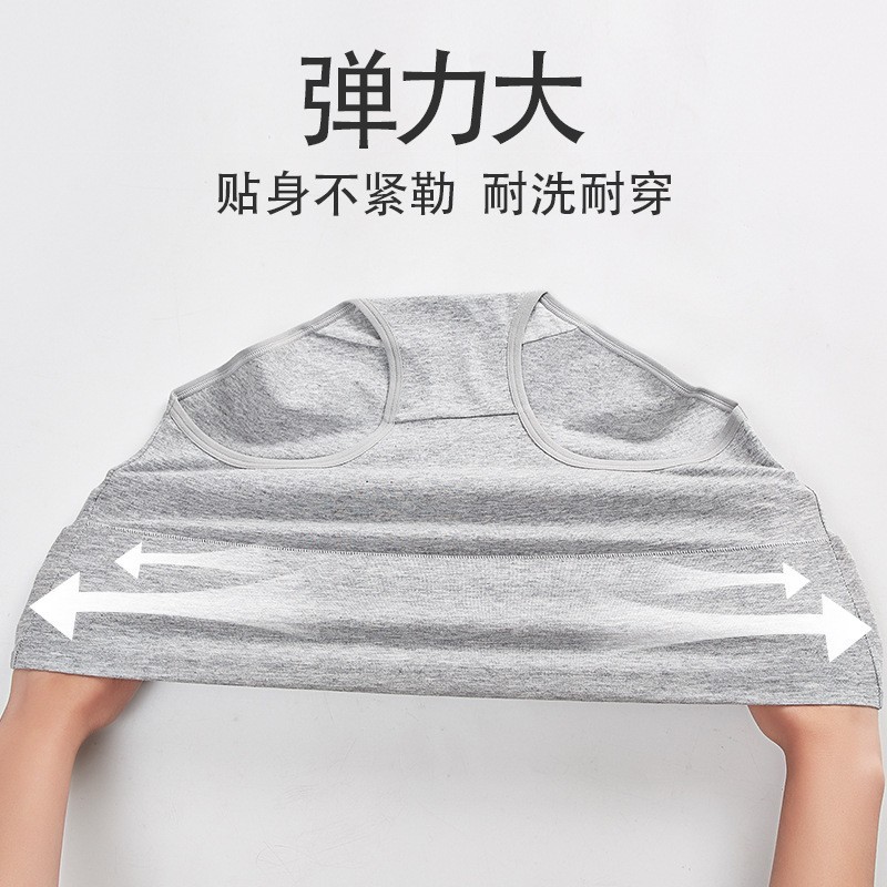 Cintura alta ropa interior de las mujeres algodón entrepierna antibacterial transpirable triángulo shorts más tamaño nalgas rojo gordito chica