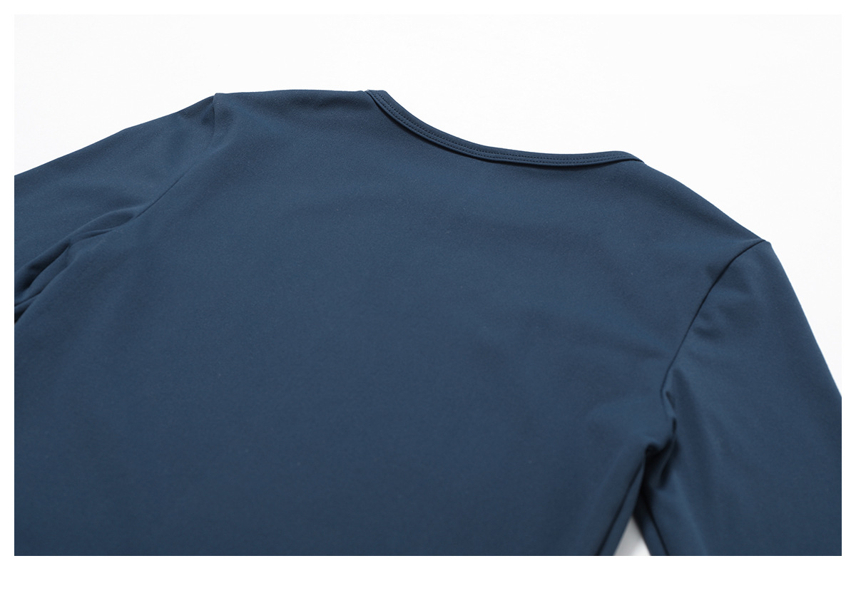 Einfacher Stil Einfarbig Nylon Elasthan Rundhals Aktive Tops T-shirt display picture 38