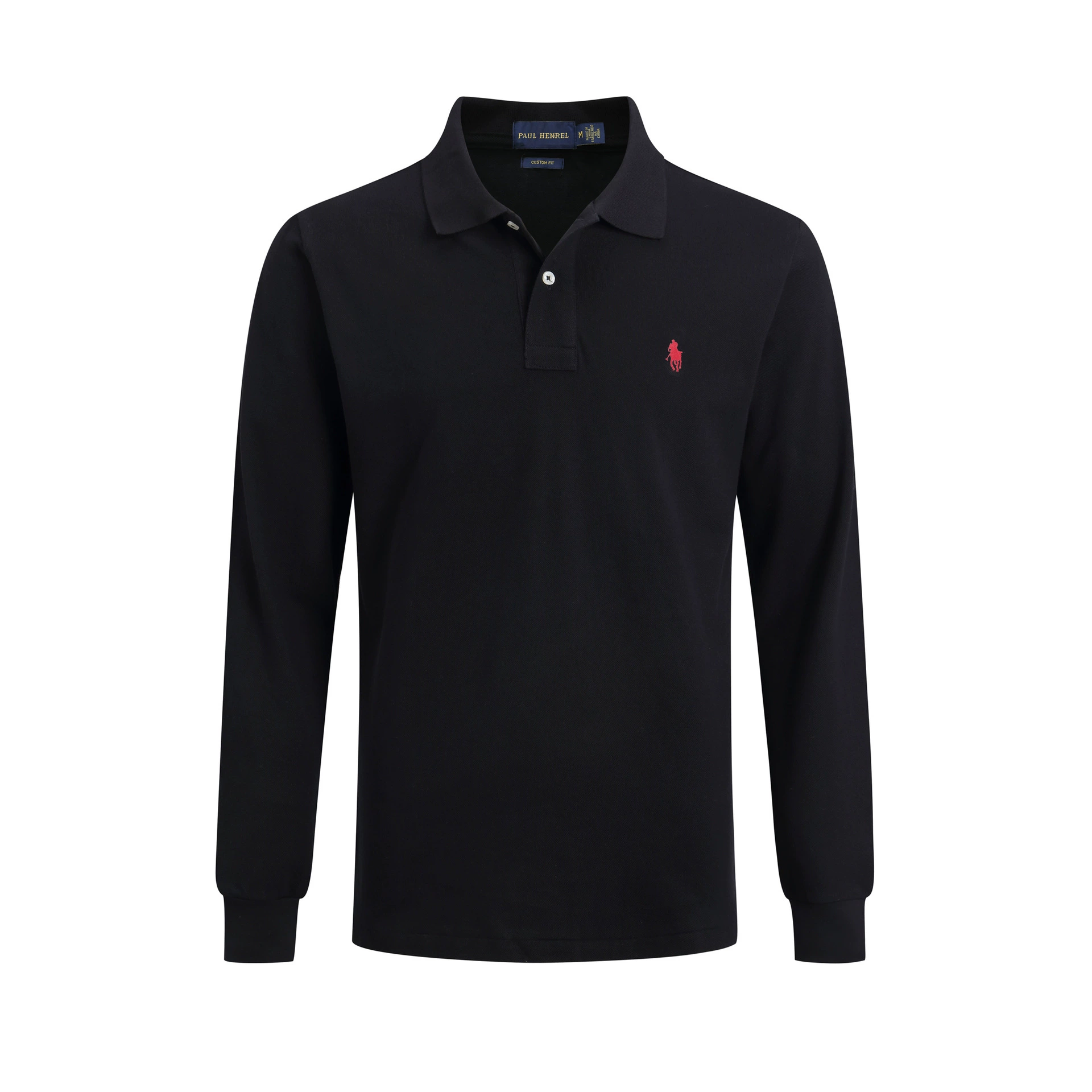Высокое качество RL Paul pony логотип мужской рубашки поло с длинными рукавами хлопчатобумажная футболка с лацканом с длинными рукавами мужской повседневный рубашка поло