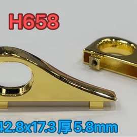 厂家直销 箱包配件 锌合金压铸手袋五金 女包侧边夹 手挽扣