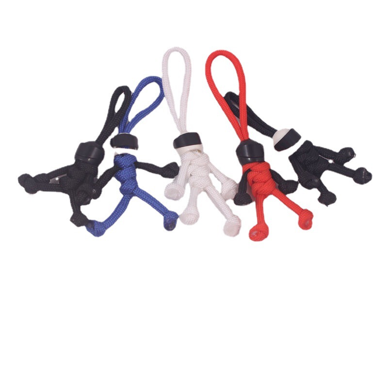 Motorcycle Rider Hanging Chain Umbrella Rope Weave Key Chain Gift Creative Personality Motorcycle Helmet Key Accessories