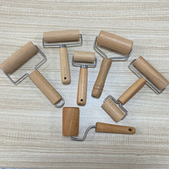 Walnut wood rolling pin for home use, solid wood pastry and pizza roller, dough roller, roller dough stick