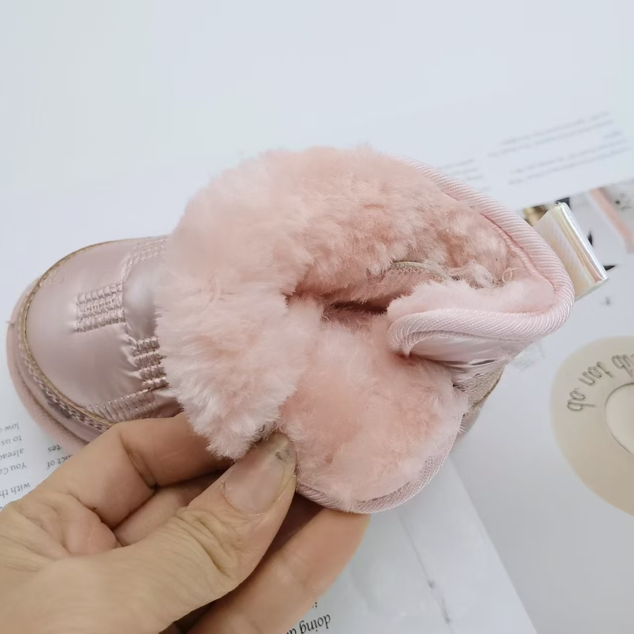 Botas de algodón de invierno de lana para niños y niñas botas de nieve zapatos de algodón para niños zapatos deportivos de algodón para niños zapatos de niñas