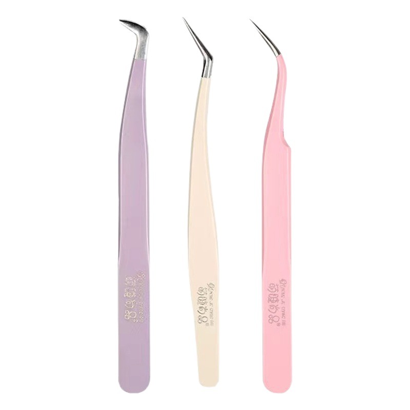 Linda pestaña moda falsa pestañas pinzas seguridad de alta precisión Jinyu clip delfín clip único injerto novato belleza herramientas