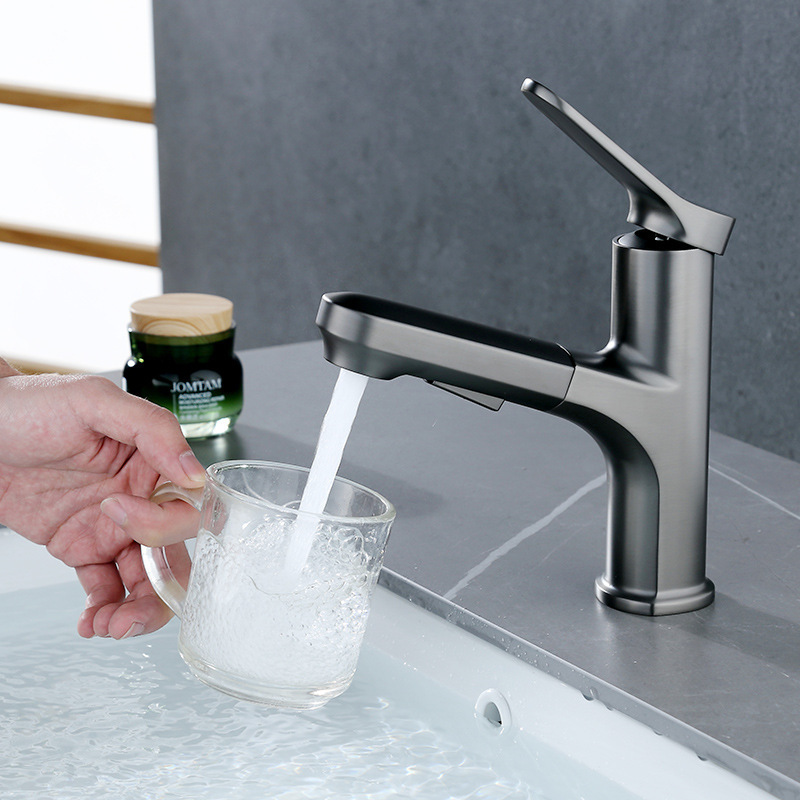 총 회색 듀얼 모드 물 출구 (물 입구 파이프)