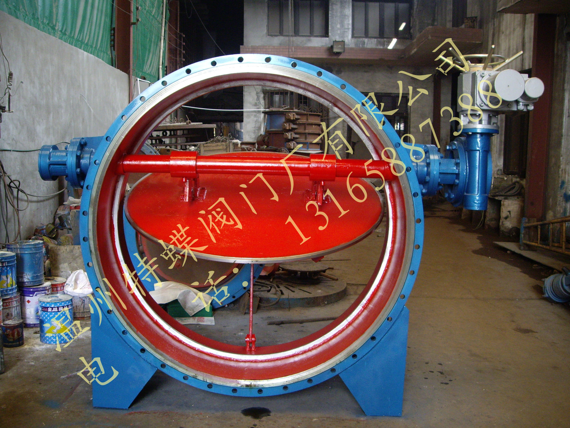 【质量保证】翻板阀D344X-10-16C.电动手动气动.............