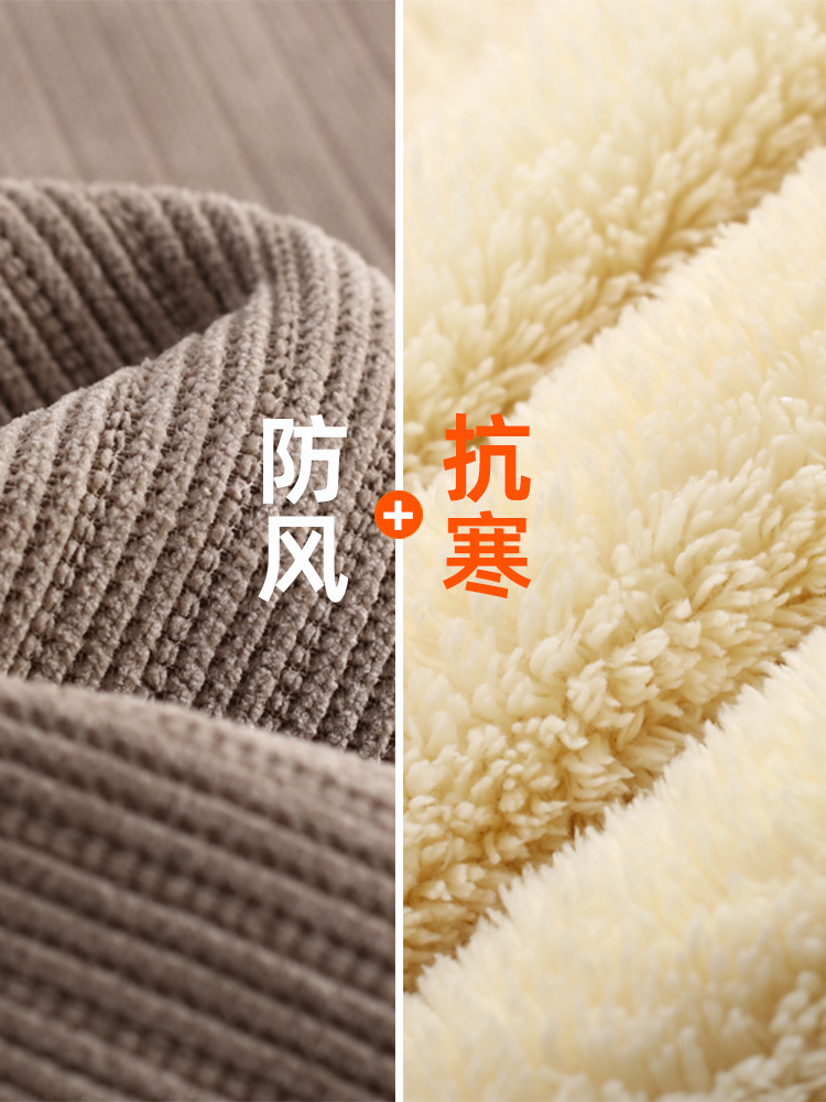 양고기 양털 와이드 레그 팬츠 여성의 가을과 겨울 2024 새로운 캐시미어 팬츠 여성의 두꺼운 캐주얼 따뜻한 스트레이트 셔닐 팬츠