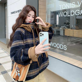 2025年冬季新款减龄百搭舒适又亲肤休闲时尚提升品质短款毛呢大衣